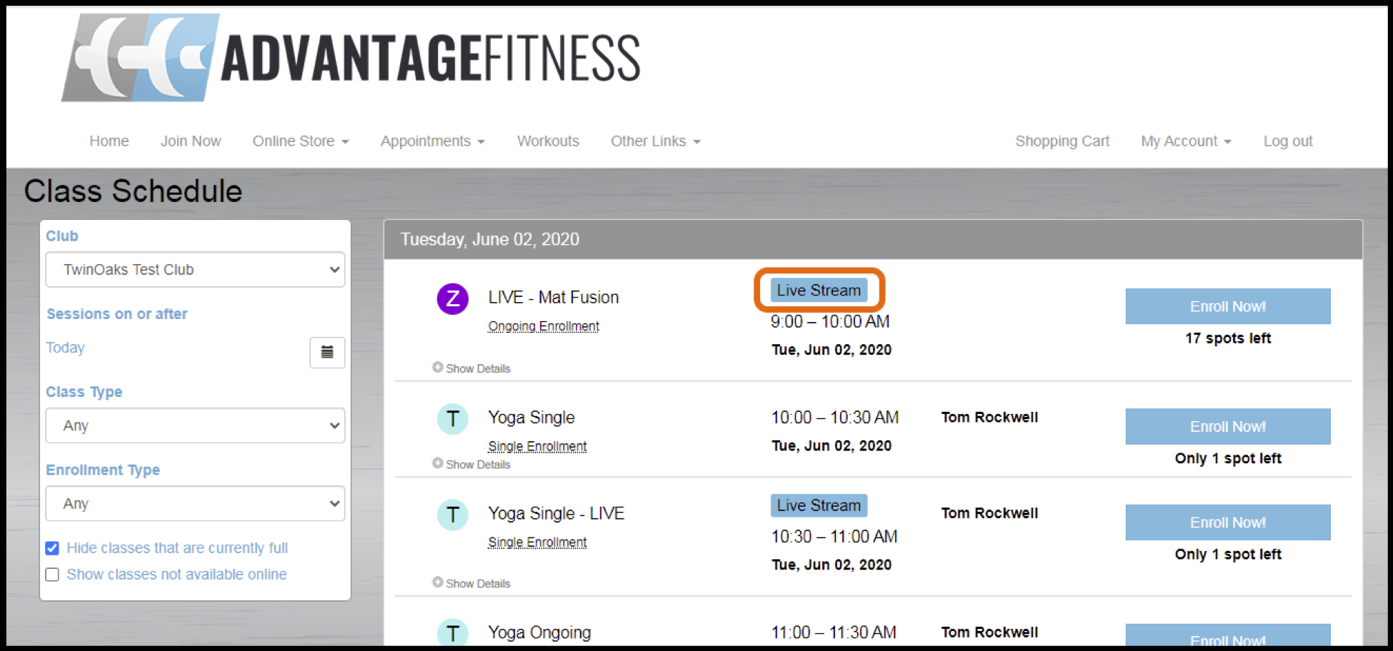 Client CRM software and Easy Access Editing for Fitness CLubs